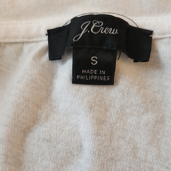 J. Crew White Blouse with Flowing Design - Picture 4 of 5